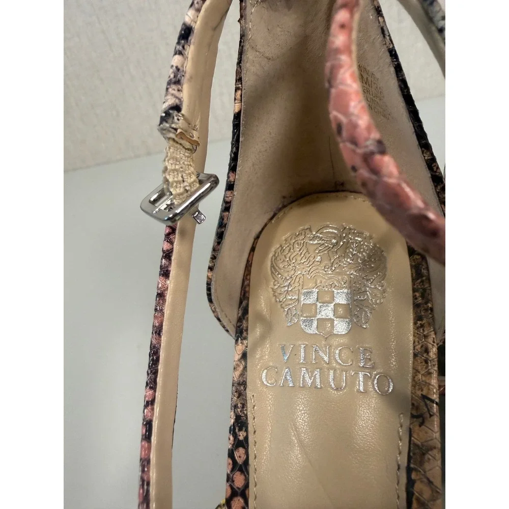 Vince‎ Camuto Womens Dress Heels Shoes   Leather upper size 7.5M